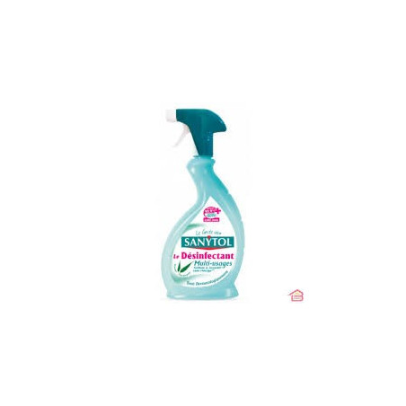 SANYTOL Nettoyant Désinfectant Multi-usages Anti-Allergènes Spray 500ml