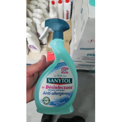 SANYTOL Nettoyant Désinfectant Multi-usages Anti-Allergènes Spray 500ml